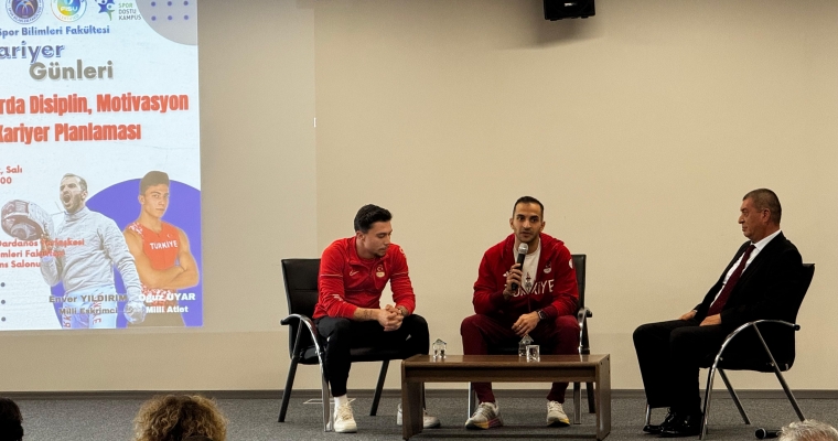 Kariyer Günleri Söyleşileri Kapsamında Milli Sporcular Öğrencilerle Bir Araya Geldi