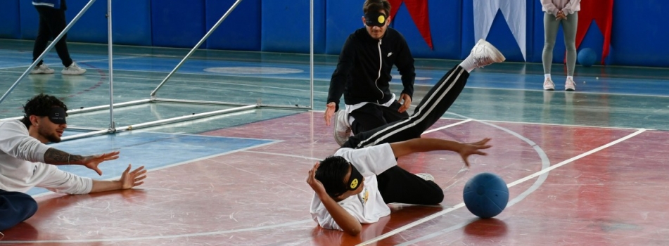ÇOMÜ Spor Dostu Kampüs Anlayışıyla Goalball Maçı Etkinliği Düzenlendi