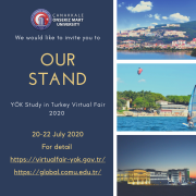 Study in Turkey YÖK Sanal Fuarı 2020