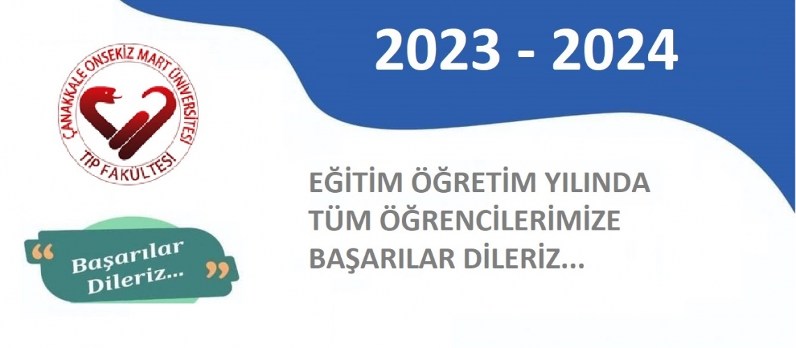 2023 - 2024 EĞİTİM ÖĞRETİM YILI