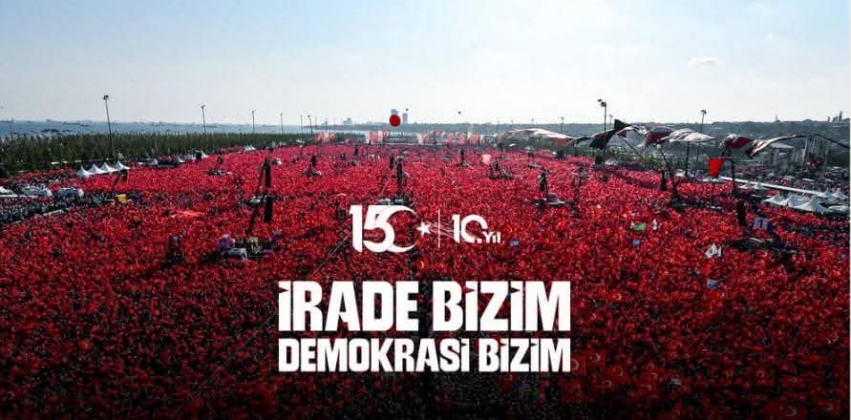 15 Temmuz Demokrasi ve Milli Birlik Günü Kutlu Olsun