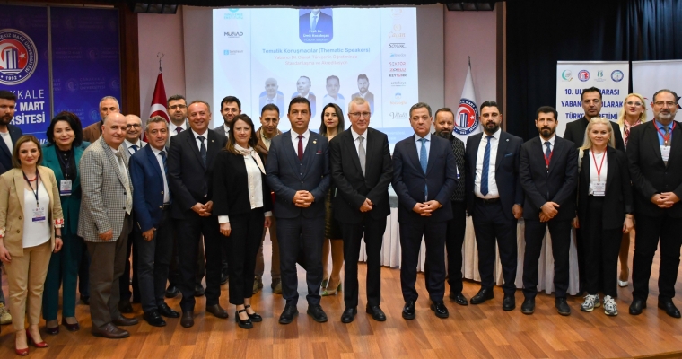 10. Uluslararası Yabancı Dil Olarak Türkçe Öğretimi Kongresi ÇOMÜ Ev Sahipliğinde Gerçekleştirildi