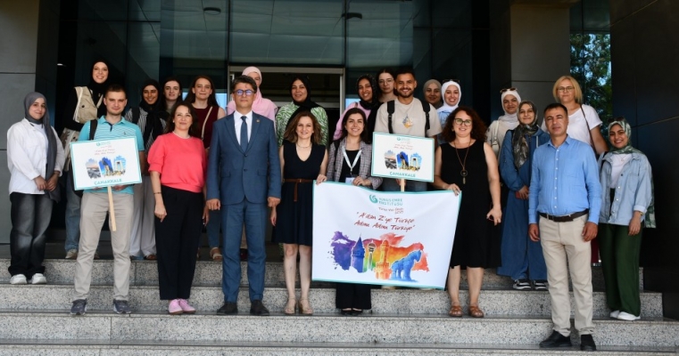 Yunus Emre Enstitüsü Yaz Okulu Kapsamında Uluslararası Öğrenciler ÇOMÜ’de