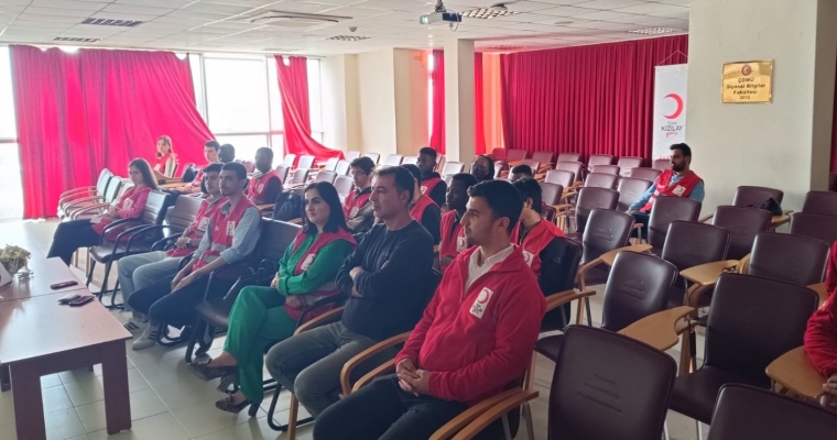 TÖMER Öğrencilerine Türk Kızılayı'nın Tanıtımı ve Çalışmaları Konulu Panel Gerçekleştirildi