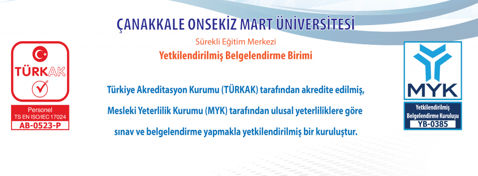 Ulusal Yeterliliklerde Sınav ve Belgelendirme