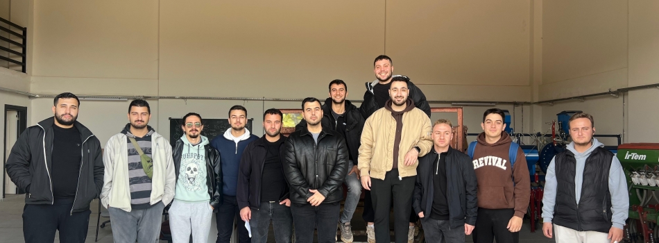 Bölümümüz 4. sınıf öğrencilerine ''Sulama Makineleri'' ders kapsamında uygulama yapılmıştır.