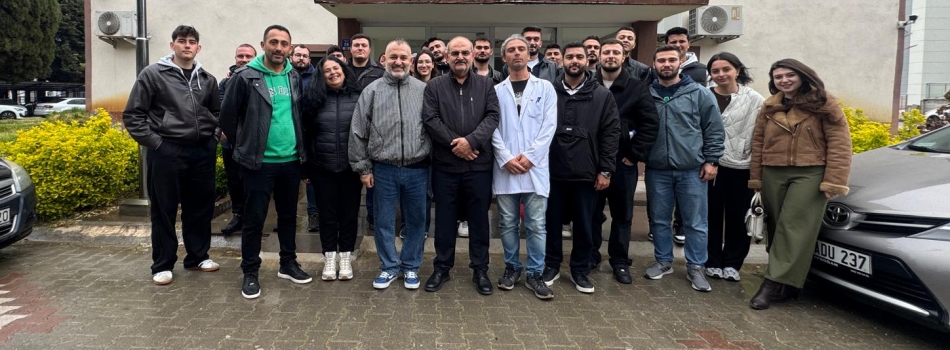 Mesleki Uygulama Dersi kapsamında Gıda Kontrol Laboratuvar Müdürlüğü gezisi