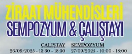 Ziraat Mühendisleri Odası ve Ziraat Fakültesi Ortaklığı ile Düzenlenen Sempozyum ve Çalıştay