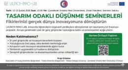 Ziraat Fakültemizde Launch-Inno-Lab ile Yeşil Girişimcilik Semineri Gerçekleşti