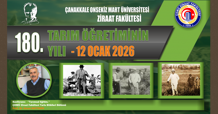 TARIM ÖĞRETİMİNİN 180. YILI ETKİNLİKLERİ