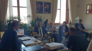 Rekt&ouml;r Prof. Dr. Acer, AK Parti Grup Başkan Vekili Av. B&uuml;lent Turan&rsquo;ı Ziyaret Etti fotoğraf 1