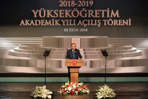 Rekt&ouml;r Prof. Dr. Acer, 2018-2019 Y&uuml;ksek&ouml;ğretim Akademik Yılı A&ccedil;ılış T&ouml;renine Katıldı fotoğraf 5