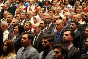 Rekt&ouml;r Prof. Dr. Acer, 2018-2019 Y&uuml;ksek&ouml;ğretim Akademik Yılı A&ccedil;ılış T&ouml;renine Katıldı fotoğraf 3