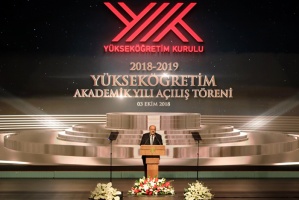 Rekt&ouml;r Prof. Dr. Acer, 2018-2019 Y&uuml;ksek&ouml;ğretim Akademik Yılı A&ccedil;ılış T&ouml;renine Katıldı fotoğraf 6