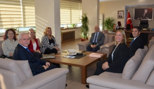 Çanakkale Lions Kulübü Yönetiminden Rektör Prof. Dr. Sedat Murat’a Ziyaret fotoğraf 1
