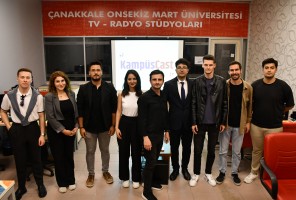 KampüsCast ÇOMÜ Kurumsal İletişim Direktörlüğü Bünyesinde Açıldı fotoğraf 12