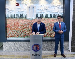 Kazakistan Heyeti &Ccedil;OM&Uuml;&rsquo;deydi fotoğraf 2
