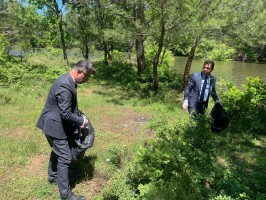 Orman Benim Etkinliği Kapsamında Salihler Baraj Göleti Çevresinde Temizlik Seferberliği fotoğraf 3
