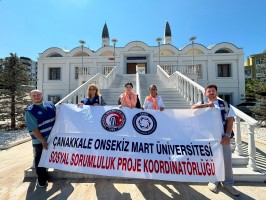 ÇOMÜ Gönüllülerinden Kur’an Kursu Öğrencilerine Anlamlı Hediye fotoğraf 6