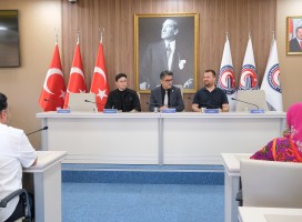 Uluslararası Sosyal Sorumluluk Derneği (USSOD) Heyeti ile ÇOMÜ’de Toplantı fotoğraf 9