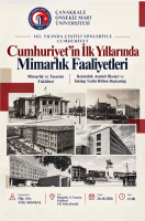 ÇOMÜ’de “103. Yılında Çeşitli Yönleriyle Cumhuriyet” Söyleşi Dizisi Gerçekleştirilecek fotoğraf 1