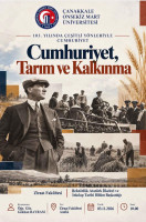 ÇOMÜ’de “103. Yılında Çeşitli Yönleriyle Cumhuriyet” Söyleşi Dizisi Gerçekleştirilecek fotoğraf 9