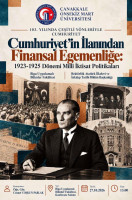 ÇOMÜ’de “103. Yılında Çeşitli Yönleriyle Cumhuriyet” Söyleşi Dizisi Gerçekleştirilecek fotoğraf 3