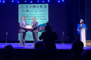 Çanakkale’den Bakü’ye “Ortak Medeniyet” Sergisi, Türkiye Cumhuriyeti’nin 103. Yılında Başkentte Sanatseverlerle Buluştu fotoğraf 4