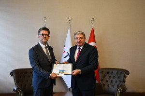 &Ccedil;OM&Uuml; ile TİKA Bak&uuml; Koordinat&ouml;rl&uuml;ğ&uuml; Arasında Akademik İş Birliği ve Yeşil D&ouml;n&uuml;ş&uuml;m G&ouml;r&uuml;şmesi fotoğraf 1