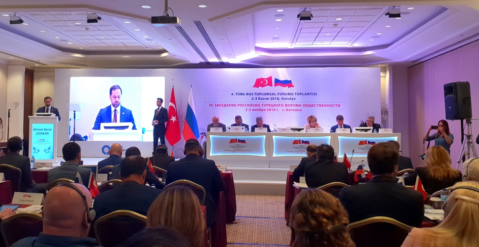 Türk-Rus Toplumsal Forumu’na ÇOMÜ Katkısı