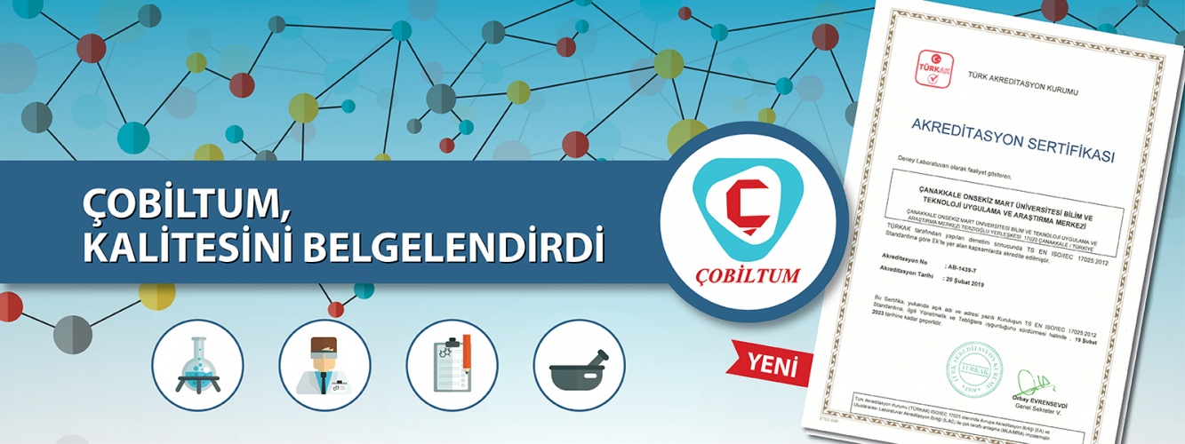 ÇOBİLTUM, Kalitesini Belgelendirdi