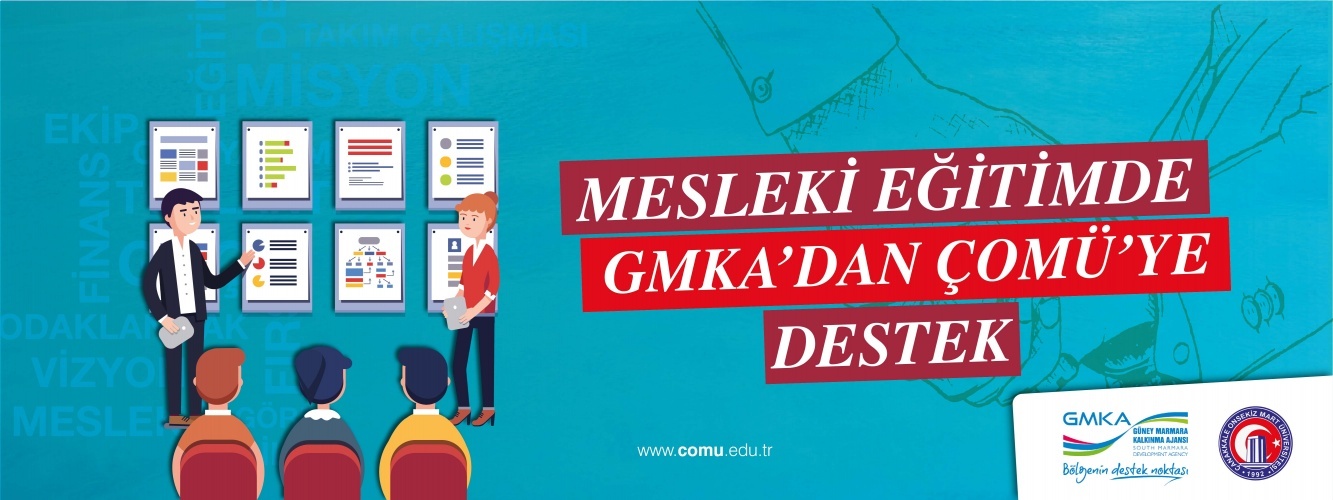 Mesleki Eğitimde GMKA'dan ÇOMÜ'ye Destek