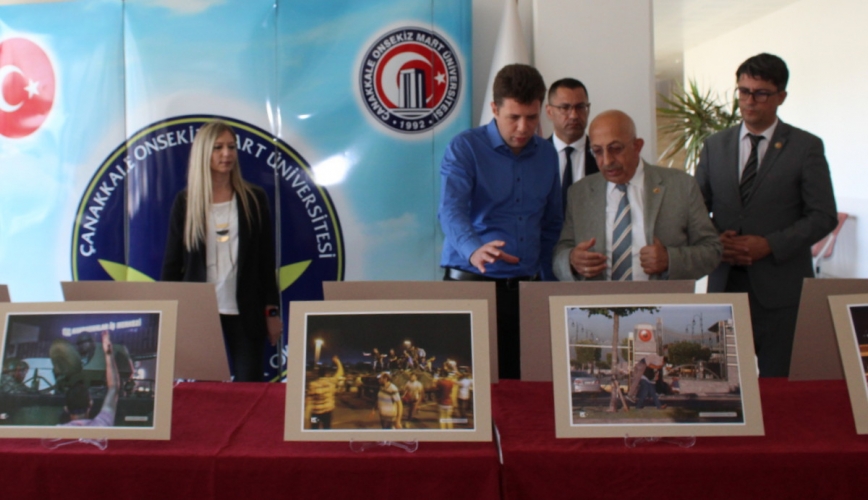 "15 Temmuz'da Yaşananlar" Sergisi Ziyarete Açıldı