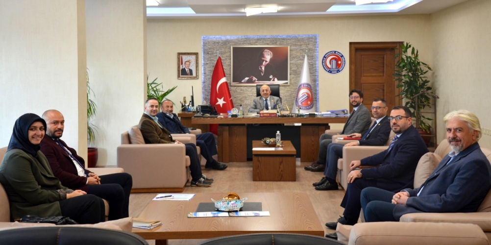 İl Sağlık Müdürü Op. Dr. Gökhan Baştürk'ten Rektör Prof. Dr. Sedat Murat'a Ziyaret