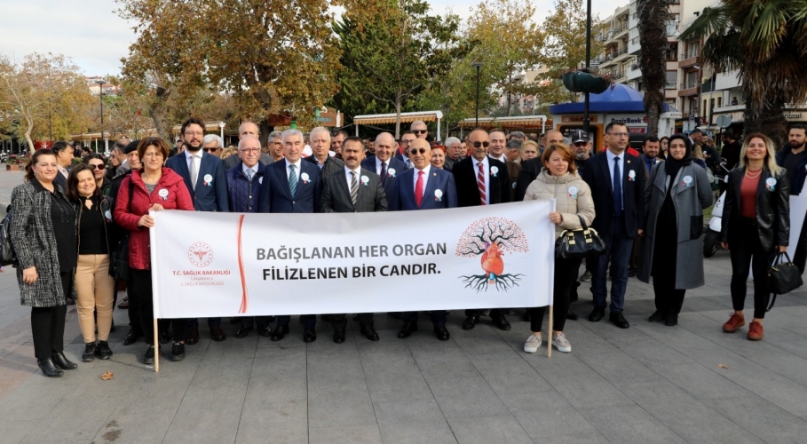 Organ Bağışı Haftası Kapsamında Yürüyüş Gerçekleştirildi