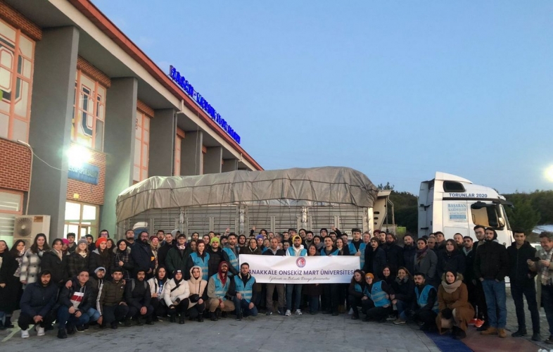 Çanakkale ÇOMÜ Butikte Kenetlendi, Üçüncü Yardım Yola Çıktı