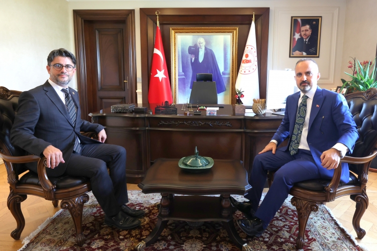 ÇOMÜ Rektörü Erenoğlu’ndan Bakan Yardımcısı Turan’a Ziyaret