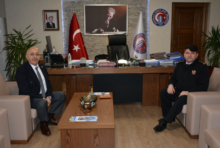 Özel Eğitim Merkez Komutanından ÇOMÜ Rektörü Prof. Dr. Sedat Murat’a Ziyaret