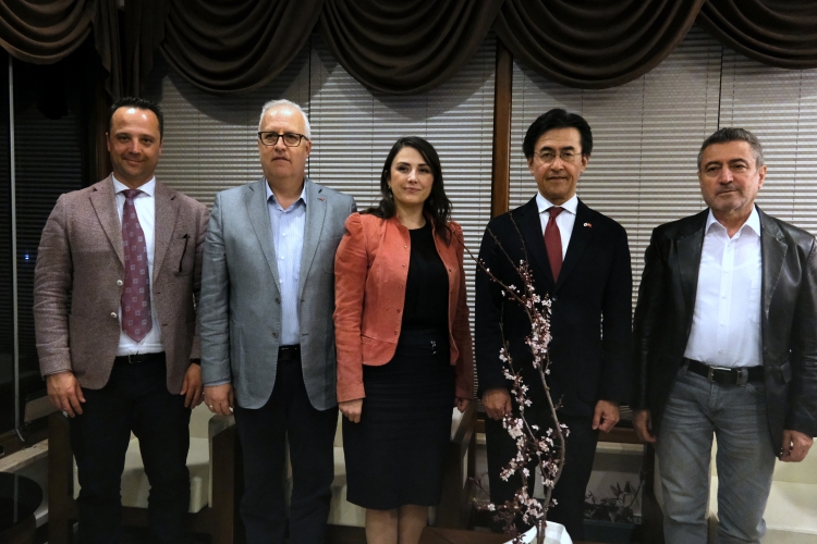 Japonya İstanbul Başkonsolosu ÇOMÜ’yü Ziyarette Bulundu