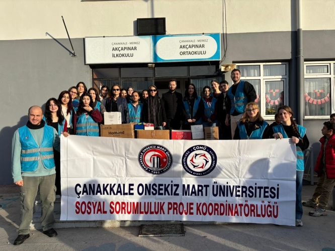ÇOMÜ Sosyal Sorumluluk’tan Kardeşime Örüyorum Projesi