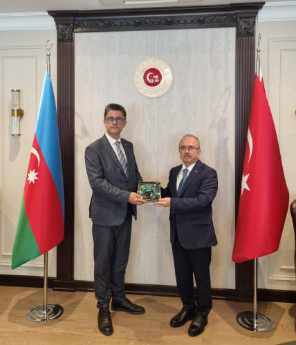 Rektörümüz Prof. Dr. Ramazan Cüneyt Erenoğlu, T.C. Bakü Büyükelçisi Prof. Dr. Birol...