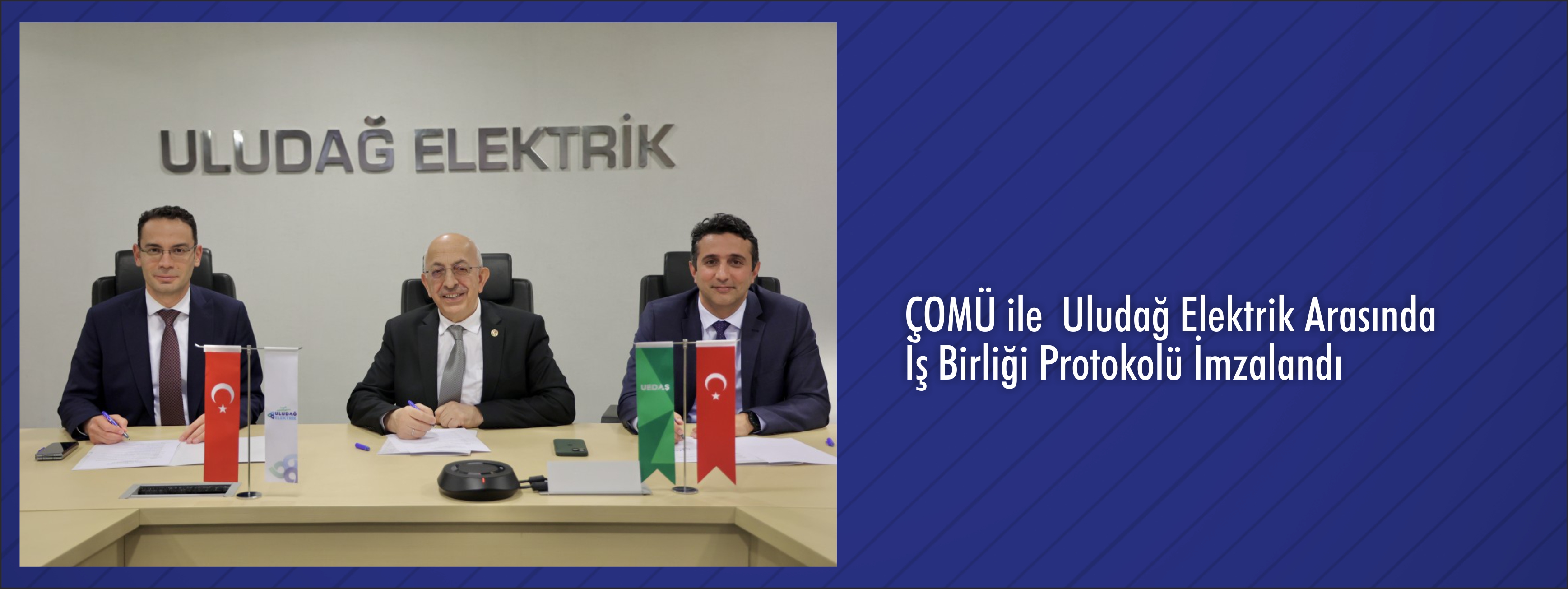 ÇOMÜ ile Uludağ Elektrik Arasında İşbirliği Protokolü İmzalandı
